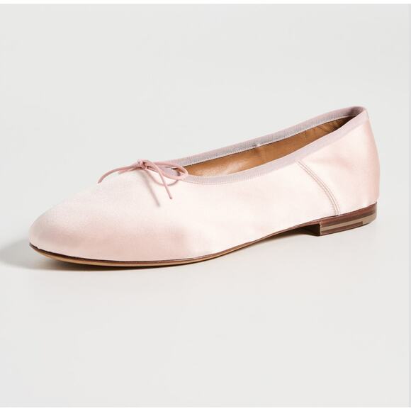 Mansur Gavriel Dream Ballerina Flats in Rose Satin 38.5 - Picture 1 of 8